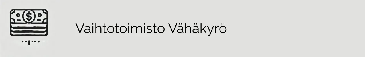 Vaihtotoimisto Vähäkyrö